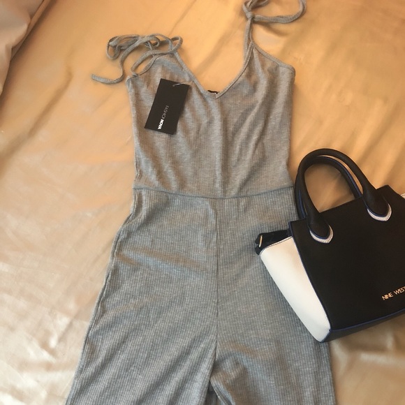Fashion Nova Other - Heather Grey Jumpsuit